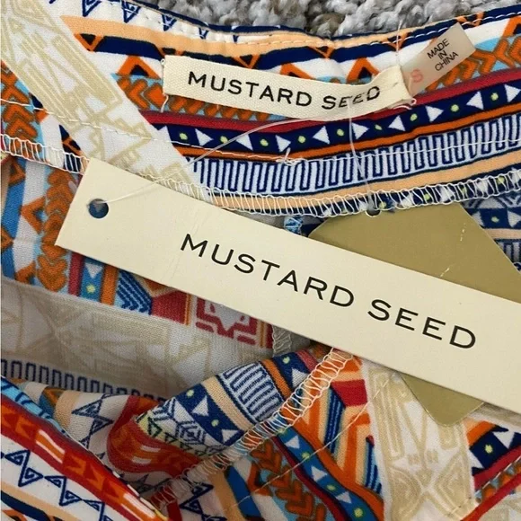 Mustard Seed Vibrant Palazzo Pants - Picture 4 of 8